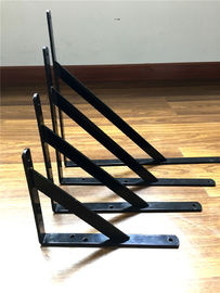 Suportes ajustáveis de canto do shelving do metal do ângulo do suporte de prateleira de 10 polegadas 30mm