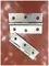 Dobradiças de porta folheados a níquel do metal da cozinha, elevado desempenho de aço das dobradiças de porta