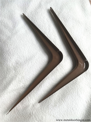 Fabricante Wholesale metal de aço L suporte de Brown de 90 graus do canto do suporte do ângulo