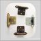 Dobradiças de porta a mola comerciais de fecho automático para o bronze brilhante do hardware da mobília chapeado