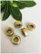 Dobradiças de porta de aço chapeadas douradas do rolamento de esferas do anel do GP 2,7 milímetros 2.5mm 3.0mm